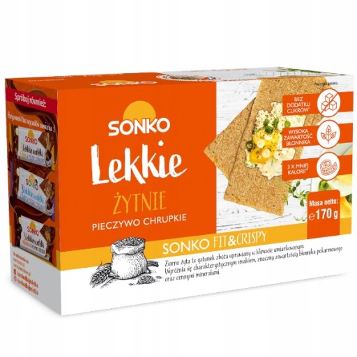 Sonko Ražný chlieb svetlý 170g