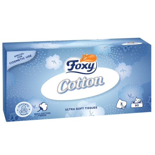 Foxy Cotton ultra jemné obrúsky 90 ks.