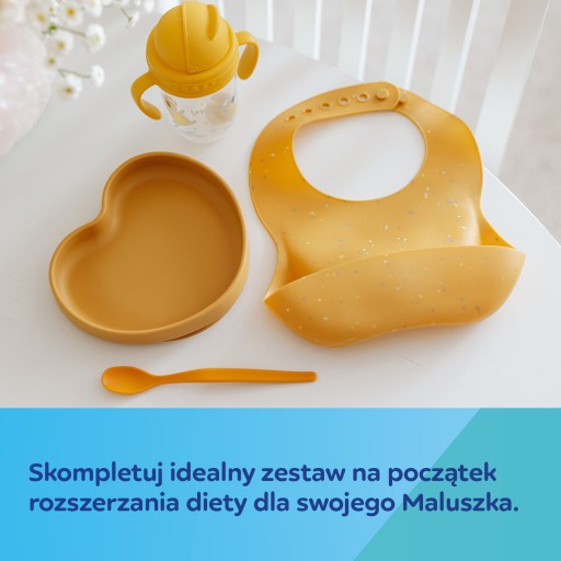 Canpol Babies vodeodolný silikónový podbradník s vreckom, sivý