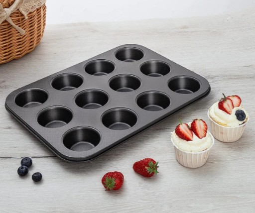 FORMA 35 x 26 cm 12 muffinov 6 cm FORMA NA PEČENIE Plech na muffiny