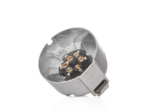 Zásuvka na príves 7PIN 12V (hliník) (100)