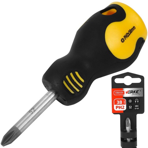 SKRUTKOVAČ PH2 38 mm SKRUTKOVAČ S2 VERKE PREMIUM LINE SILNÝ PEVNÝ!!