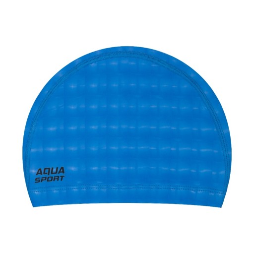 Plavecká čiapka Aqua-Sport PU Blue pre dospelých do bazéna