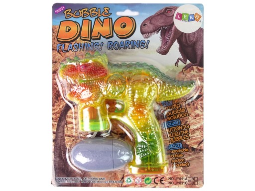 Mydlové bubliny Dinosaur Bubble Liquid Egg