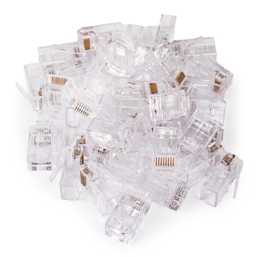 RJ45 zásuvná kat. 6 UTP PT-RJ456UT-1 25ks Pass Through CAT6