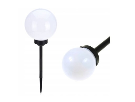 KULA biela vstavaná solárna lampa VOLTENO, 53 cm