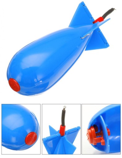 S nástrahou raketa typu POMB 11 cm NA KRMENIE