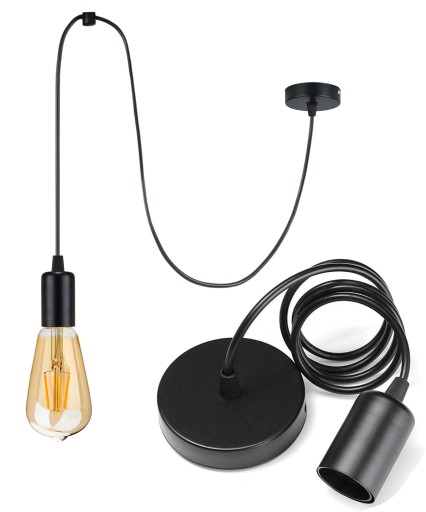 Závesné stropné svietidlo ZWIS Edison Loft E27 SPIDER