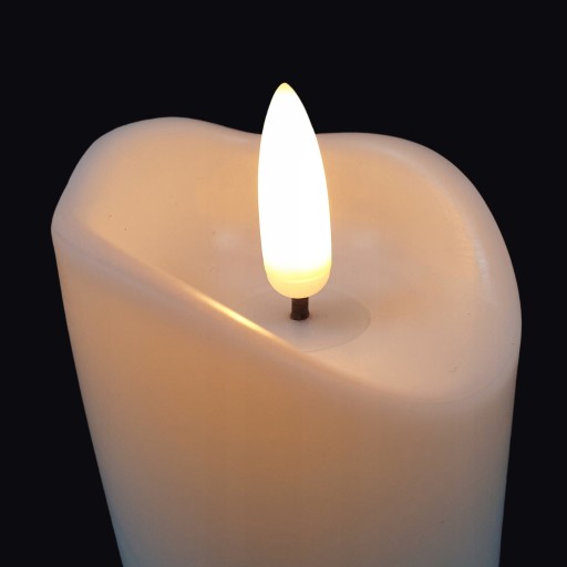 LED VLOŽKA SVIEČKY PRE SVIEČKU NA AKUMULÁTOROVÚ NAPÁJANIE EFEKT POHYBUJÚCEHO PLAMEŇA 1/20/VOSK