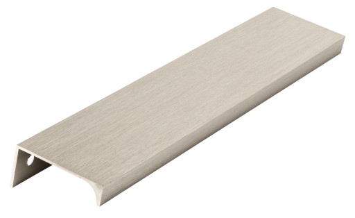 Rukoväť s aplikovanou hranou, brúsená nehrdzavejúca oceľ - 32/52 mm UA06 AMIX
