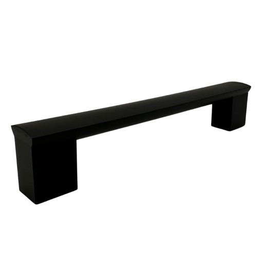 Nábytková úchytka, matná čierna, 160mm, montážne skrutky KCL L-180