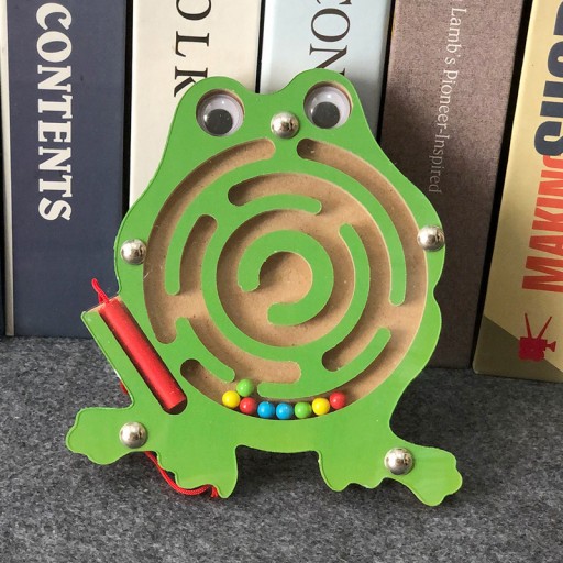 Edukačná hra Żabka bludisko s magnetickou guľou