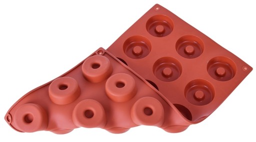 Silikónová forma na pečenie mini donutov s otvorom, 18GN