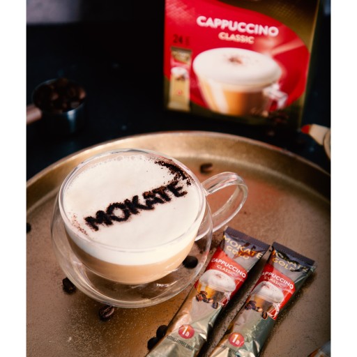 Lahodná káva Cappuccino bez instantného mokate Classic Gold