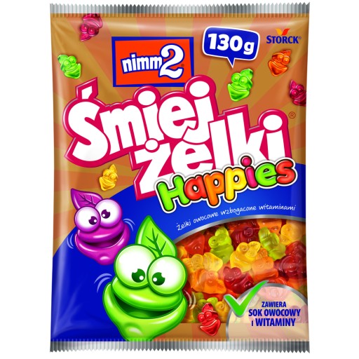 Nimm2 Śmiejżelki Happies Storck želé 130 g