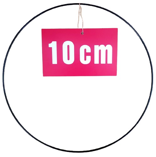 ČIERNY krúžok/ráfik pre lapače snov a makramé 10 cm