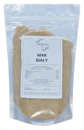 Mak biely, prírodný, Marcińskie rožky, 500g