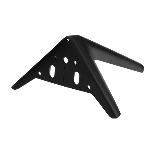 Noha, matná čierna nábytková noha, 15 cm, na komody, skrine, pohovky, police, SL013