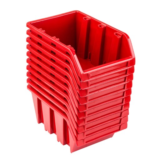 Organizér na odpadky 10x NP6 červený