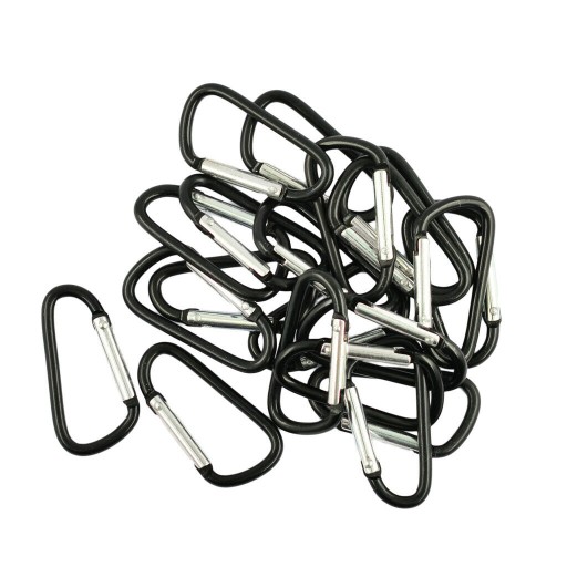 SURVIVAL EDC KARABÍNA SHAKEL ČIERNA