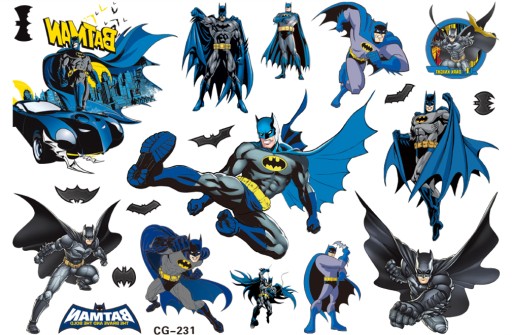 Odnímateľné tetovanie pre deti BATMAN CG231