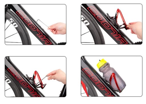 UNIVERZÁLNY DRŽIAK KOŠÍKA NA BICYKEL NA FĽAŠU NÁPOJE