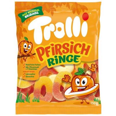 Trolli Pfirsichringe želé 200 g