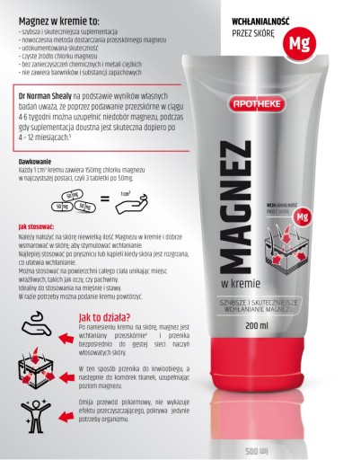 Horčík v smotane 200ml MAGNESIUM CHLORIDE KRÉM