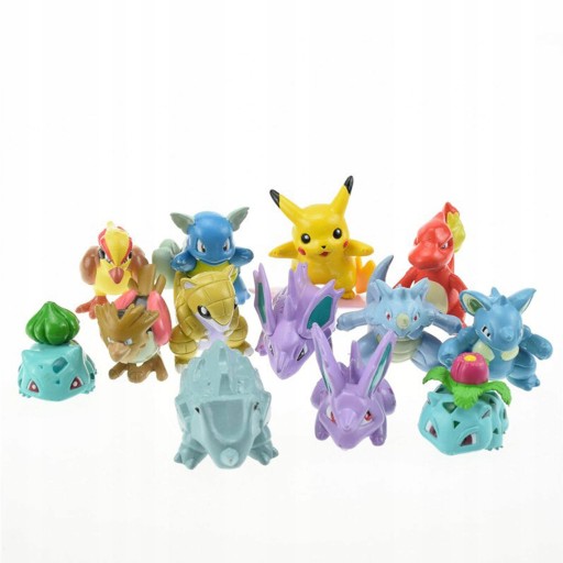 POKEMON GO FÓRKY SADA 24 POKEMONOVÝCH figúrok