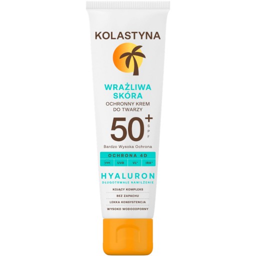 KOLASTYNA OCHRANNÝ KRÉM NA TVÁR SPF 50+ NA CITLIVÚ PLEŤ