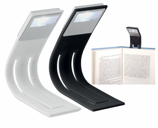 LED LAMPA NA ČÍTANIE 2v1 záložka FlexiLight, biela