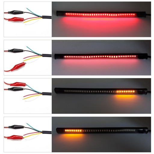 LED pás zadného svetla Stop Poloha Smerové svetlá Smer 48LED