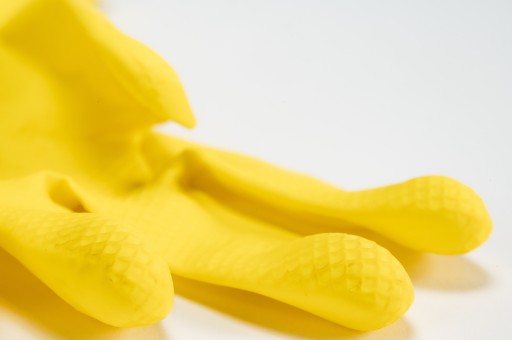 Gumené rukavice s vôňou Paclan Lemon, veľkosť L