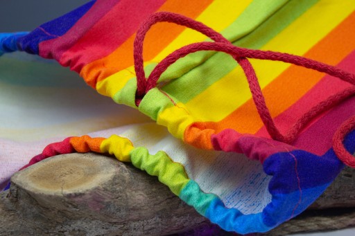 Bavlnený SCHOOL batoh Rainbow LGBT tolerancia