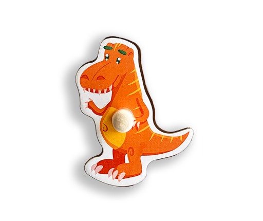 SMILY PLAY Montessori drevené puzzle dinosaury