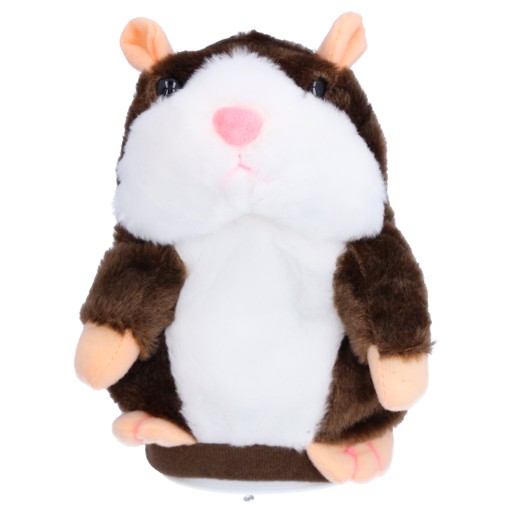 HOVORÍCI HAMSTER hračka opakujúca sa plyšová hračka maskot rozprávača rozpráva slová