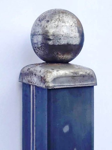 strešná krytka na stĺpik 40x40mm s guľou 40mm