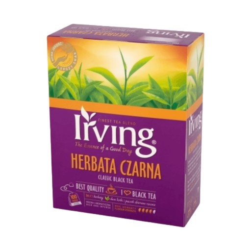 Čierny čaj 200 g (100 vrecúšok) Irving