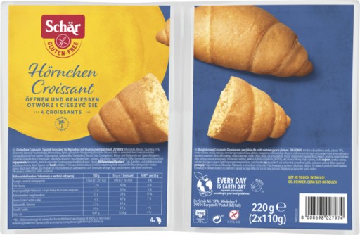 SCHAR bezlepkové croissanty CROISSANT 220g