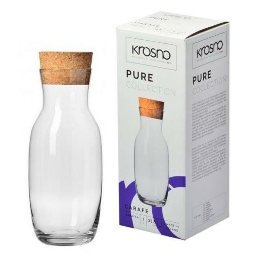 Karafa s prírodným korkom KROSNO 1l