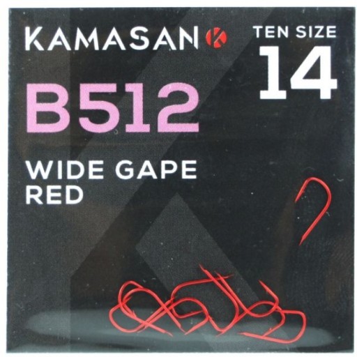 Kamasan Háky B512 r.14 Rýľ 10 ks.