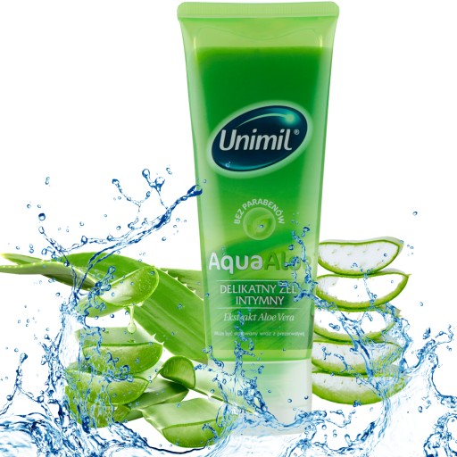 UNIMIL AQUA ALOE INTÍMNY hydratačný gél S ALOE 80 ml