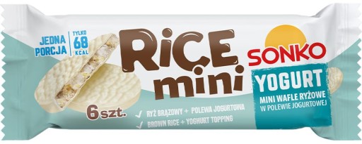 Sonko Mini Ryžové oblátky s jogurtovou polevou 27g