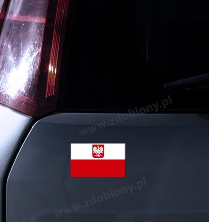 Nálepka s vlajkou 4 ks. reflexné