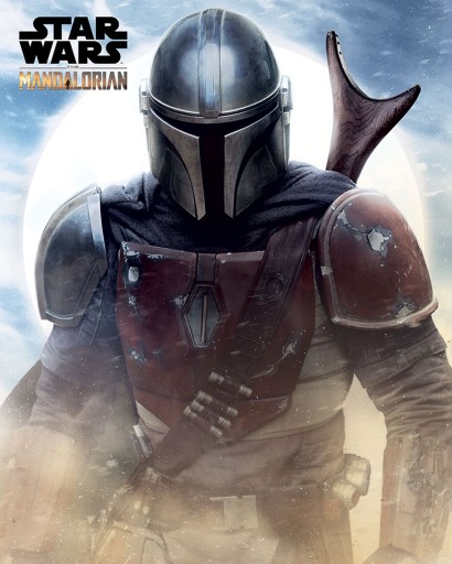 Nástenný plagát Star Wars The Mandalorian 40x50cm