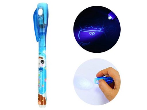 SPY PERO NEVIDITEĽNÉ MAGICKÉ PERO UV LED ZNAČOVAČE