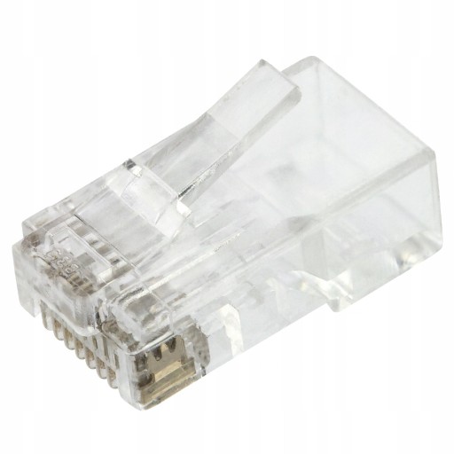 Zástrčky NEKU 8P8C, RJ45 UTP kat. 6, drôt, 10 ks