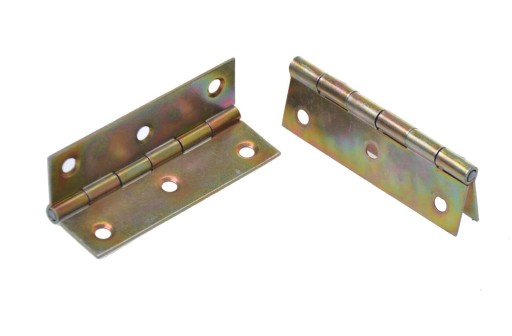 Pletený pánt 70 x 42mm, pozinkovaný zlato, 20 ks