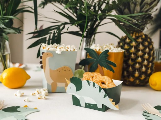 Dinosaur popcorn boxy 6ks Birthday