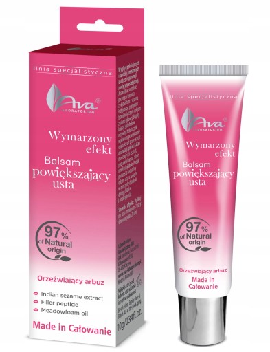 AVA Lip Plumping Balm Osviežujúci vodný melón